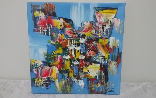 ★引き取り限定★輸入絵画★ペインティング★一点物★ベトナム作家★