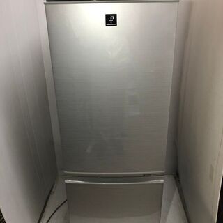 SHARP(シャープ)☆ノンフロン冷凍冷蔵庫☆SJ-PD17W-S☆167L☆シルバー 