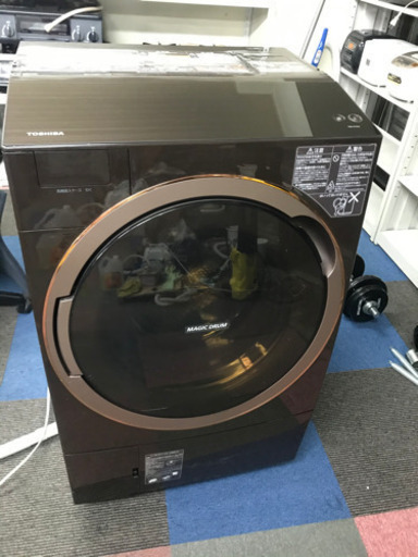 東芝ドラム洗濯機大型液晶パネル �11キロ冷蔵庫セット大阪市内配達無料⭕️保証付き