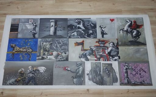 ★引き取り歓迎★輸入絵画★ペインティング★一点物★ベトナム作家★