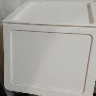 ゴミ箱・ホワイト(中古)