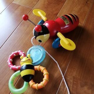 【お値下げしました】ミツバチのコロコロ＆Sassyのおもちゃ