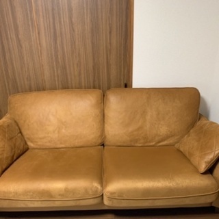 2019年購入 レザーファブリック ソファ キャメル サーフ カリフォルニア