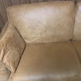 2019年購入 レザーファブリック ソファ キャメル サーフ カリフォルニア