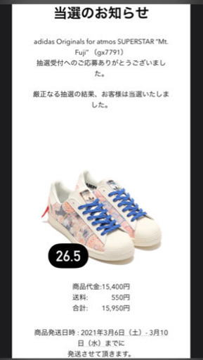 adidas 富士山スニーカー