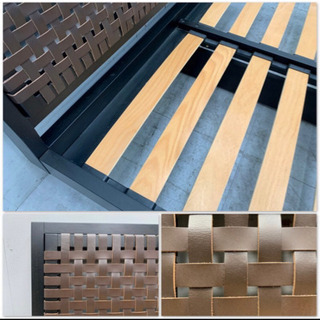 展示品　美品☆カッシーナixc☆East by Eastwest☆ダブルベッドフレーム