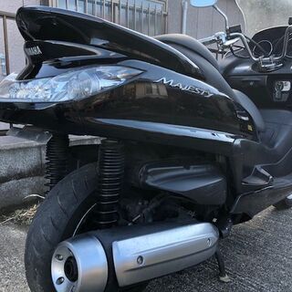 大人のライトカスタム グランドマジェスティ250 ブラック 館山南房総