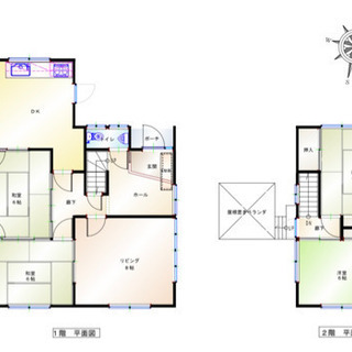 【新着‼️10月入居可能🏠仲介手数料・礼金・更新料０円】 岐阜市岩田坂４丁目　５DK一戸建て🏠駐車場有り  - 岐阜市