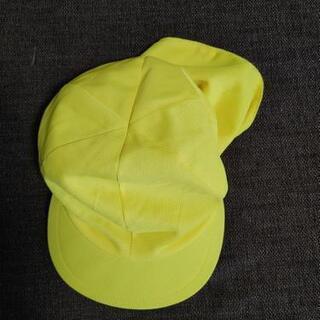 【値下】入園　園帽子　お散歩用帽子　黄色リバーシブル