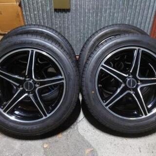 BRIDGESTONE BALMINUM 16インチ 6J 100-4H +45 195/55R16バリ山！