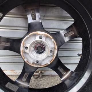 BRIDGESTONE BALMINUM 16インチ 6J 100-4H +45 195/55R16バリ山！