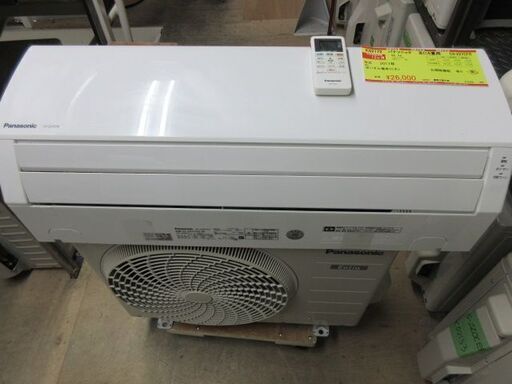 K02172　パナソニック　中古エアコン　主に6畳用　冷2.2kw／暖2.2kw