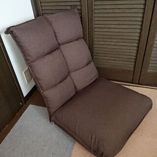 カインズ/座椅子/Vカット低反発コイル座椅子