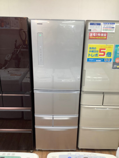 5ドア冷蔵庫  TOSHIBA(東芝) 2017年製 410L