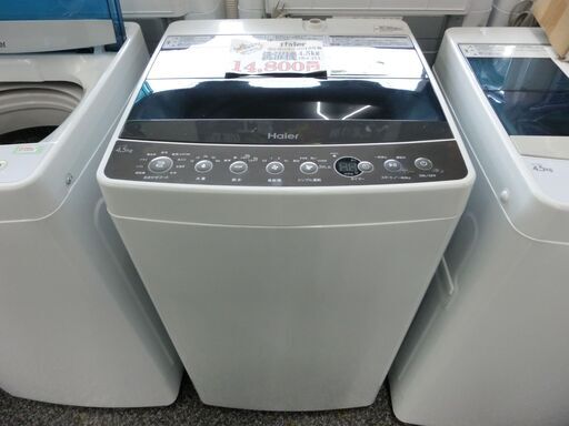 中古品 Haier ハイアール 洗濯機 4.5k 2018年製 JW-C45A 03081427