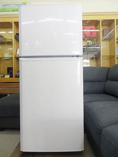 【恵庭】ハイアール 121L 冷凍冷蔵庫 JR-N121A 直冷式 18年製 中古品 PayPay支払いOK!