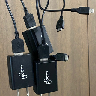 USB  ACアダプターx3