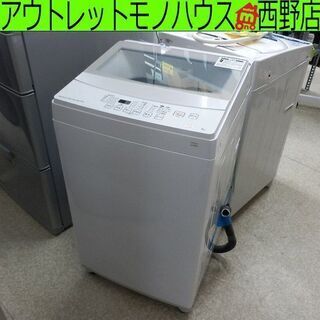 ▷洗濯機 6kg 2019年製 ニトリ NTR60 6.0kg 白 ホワイト 札幌 西野店