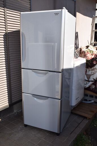 2013年製 265L 日立ノンフロン冷凍冷蔵庫 R-S270DMV（MH）型 真空チルド 千葉 取扱説明書