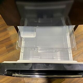 【苫小牧バナナ】2019年製 ハイセンス/Hisense 150L 冷蔵庫 右開き HR-D15CB ブラック系 1人暮らし向け 清掃済み