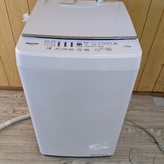 [高年式]Hisense ハイセンス 全自動洗濯機 5.5kg ...