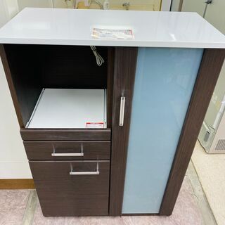 ミドルレンジボード　キッチン家具　収納　R344 楽天市場】北欧 大川家具 食器棚 レンジ台 140 レンジボード