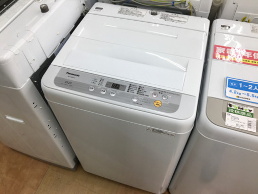 【トレファク摂津店】Panasonic（パナソニック）の6.0kg洗濯機が入荷いたしました！