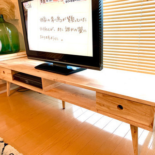 取引中】美品！無垢材✨テレビボード | tintasmarfim.com.br