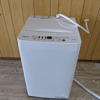 Hisense 全自動洗濯機 5.5kg 2019年製 HW-T55D OS ハイセンス 洗濯機