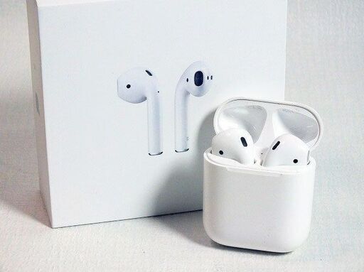 【苫小牧バナナ】Apple/アップル airpods MMEF2J/A 第一世代 Charging Case A1602 ワイヤレスヘッドフォン 動作OK 箱あり♪