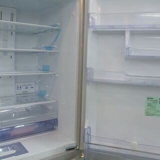 三菱 3ドア冷蔵庫 MR-CG37EE-S 2020年製。ほぼ未使用の美品です。当店