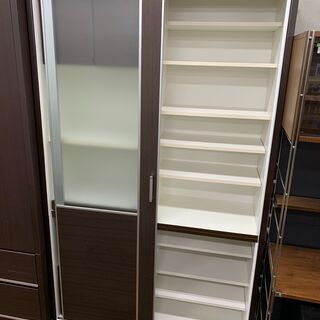 1枚スライド扉 レンジボード ブラウン 売場展開中！！！
