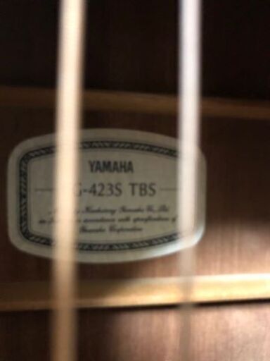 取引中】YAMAHA FGー423TBS 単板 MADE IN JAPAN KORGチューナー
