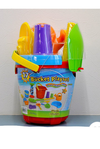新品 未開封 お砂場セット 水遊びセット 17ピース バケツプレイセットbaketplayset アンモ みどりののおもちゃ 水遊び の中古あげます 譲ります ジモティーで不用品の処分