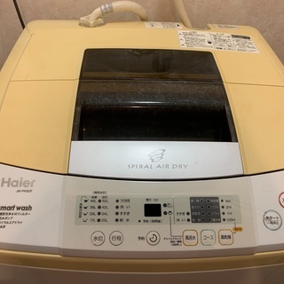 【ネット決済】差し上げ　洗濯機　ハイアール　JW-PK60F　