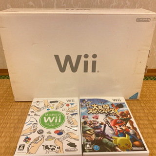 【値下げ】Wii本体と追加の付属品、ソフト等々まとめて売ります！