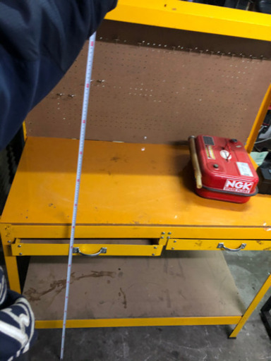 ワークテーブル ワークベンチ 黄色 工作台 作業台 引き取り限定 ワークテーブル ワークベンチ 黄色 工作台 作業台 引き取り限定