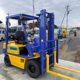 小松FG15-15フォークリフト ,1500Kg, マニアル.☆1578時間。