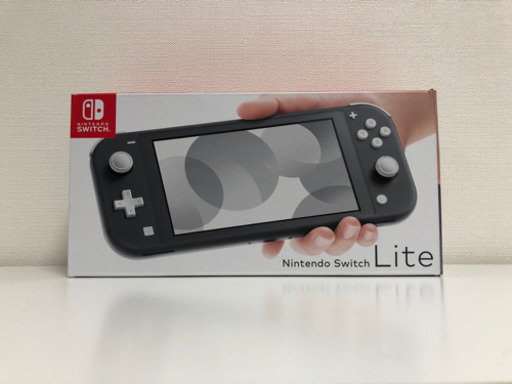 Nintendo Switch Liteグレー ケース、クリアカバー付き！