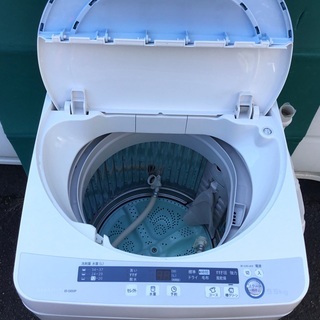 お得！！＜ランドリーラック付き＞シャープ・全自動洗濯機・ES-GE55P ...