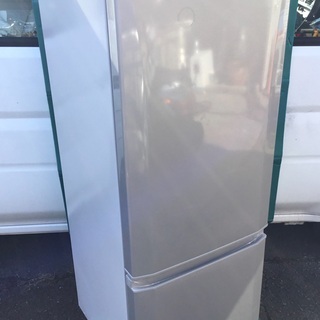 ＜美品＞三菱・2ドア冷蔵庫168L・ボトム冷凍室・MR-P17A-S・ピュアシルバー 