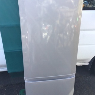 ＜美品＞三菱・2ドア冷蔵庫168L・ボトム冷凍室・MR-P17A-S・ピュアシルバー 