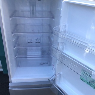 ＜美品＞三菱・2ドア冷蔵庫168L・ボトム冷凍室・MR-P17A-S・ピュアシルバー 