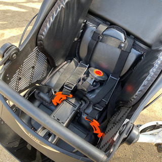 前後子供乗せ付き自転車