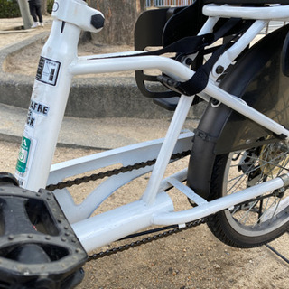 前後子供乗せ付き自転車