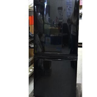 【恵庭】シャープ 冷凍冷蔵庫 137L SJ-D14B 16年製 ブラック 中古品 PayPay支払いOK!
