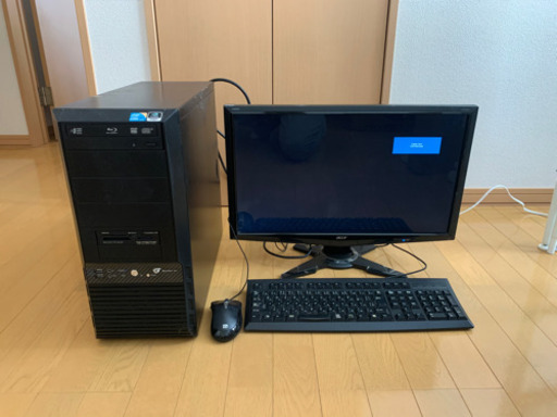 【人気】パソコン　acer 25インチ　core i7 デスクトップ