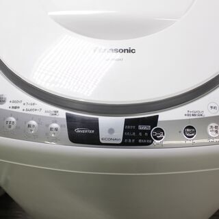 R2914) Panasonic 中古 パナソニック NA-FR80H7-W [たて型洗濯乾燥機 