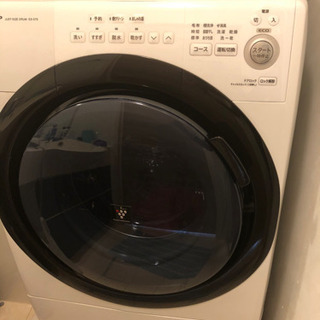 取りに来れる方のみ 1年未満 美品 シャープ ドラム洗濯乾燥機 ES-S7Eの 