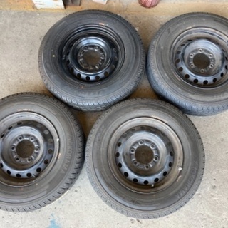 バン用夏タイヤ鉄ホイールセット（ヨコハマ195/80R15 RY52） バン用夏タイヤ鉄ホイールセット（ヨコハマ195/80R15 RY52）